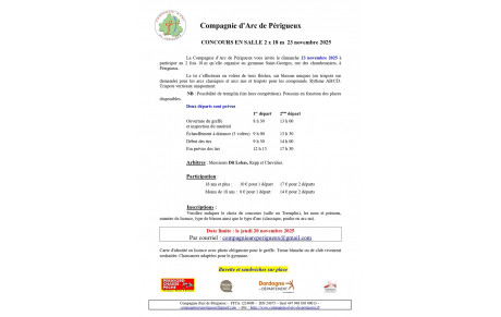 Concours Salle de Périgueux